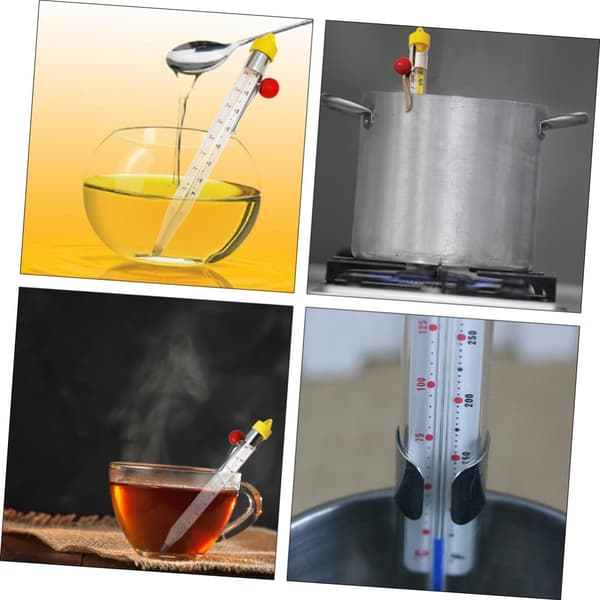 Termometer for matlaging Sirup Termometer Klips Sikker for baking Kjøkkenbruk
