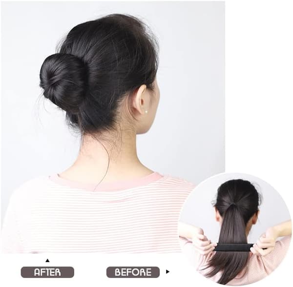 2 stk Donut Bun Maker, Twist Bun, for Hodebånd Magic Chignon Hår