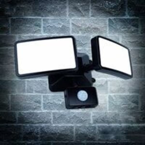 LED-belysning med justerbar rörelsesensor, dubbelhuvud LED-belysning