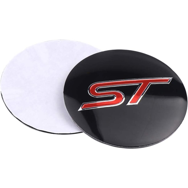 St Logotyp Emblem 4st 54mm Bilhjul Center Navkapslar Dekal för F-