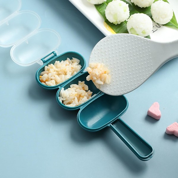 Risbollsform - Non-stick risbollsform | 3-håls skakformar sushiverktyg | Onigiri form skakare