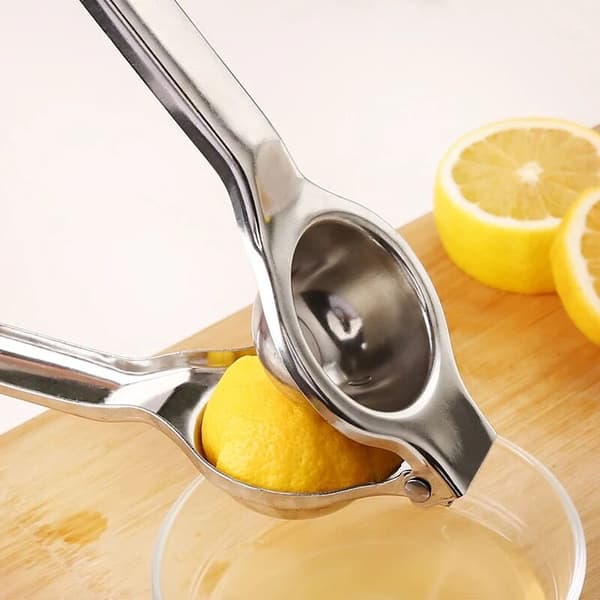 Citronpress, handpress, citronpress i rostfritt stål, manuell