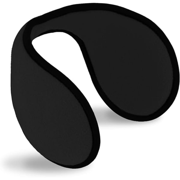 (Svarta) hörselkåpor för män och kvinnor - En one size passar alla pannband