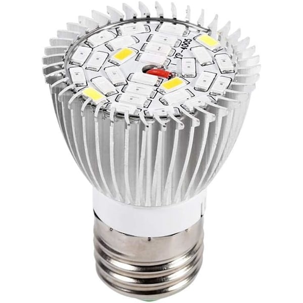 18W E27 Växtlampa, LED Växtlampa Hög Effekt Panel Fullspektrum LED Växthus Hydroponics Grönsaker Krukväxter Växtlampa Inomhus Odling