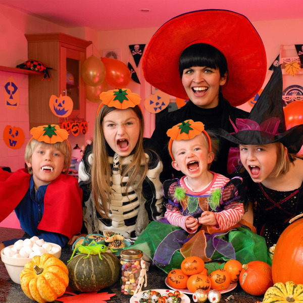 3 Stykker Halloween Gresskar Hodebånd Gresskar Hårbånd Gresskar H