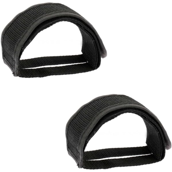 2 stk. cykelpedalstropper, universelle cykelpedalclips, fast gear