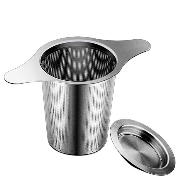 1 stk. Teefilter Fint Hul Rustfrit Stål Te-infuser Te-si