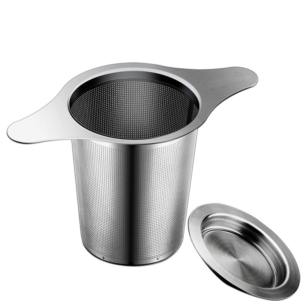2 stk. Teefilter Fint Hul Rustfrit Stål Te-Infuser Te-Sigte