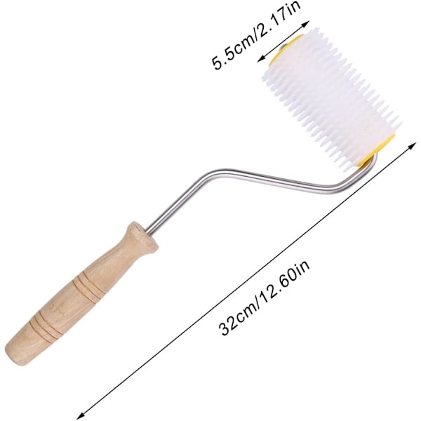 Mellienpoiminta Hunajan Avausneula Rulla Mehiläisen Hunajakennojen Uutto Rulla Liukumattoman Kahvan Pyörän Uuttotyökalu Mehiläistarvikkeille