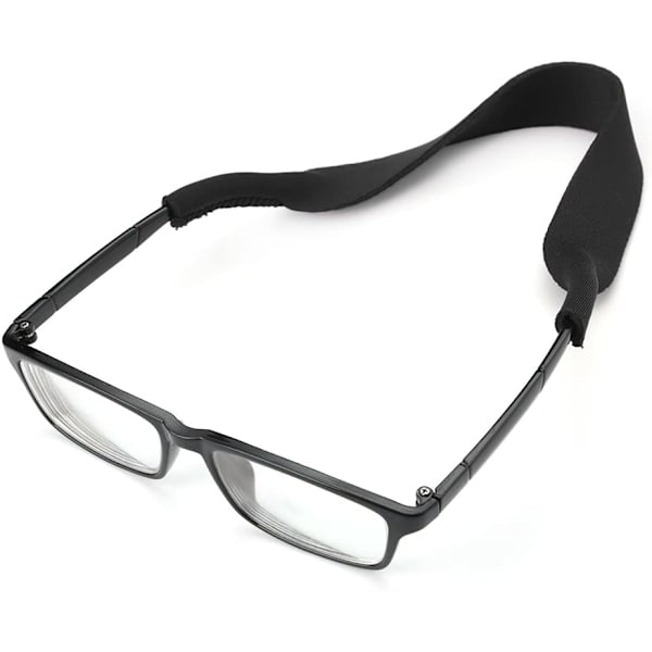 Ocean Black Sport Stretch Neoprenögonskyddsrem för Solglasögon