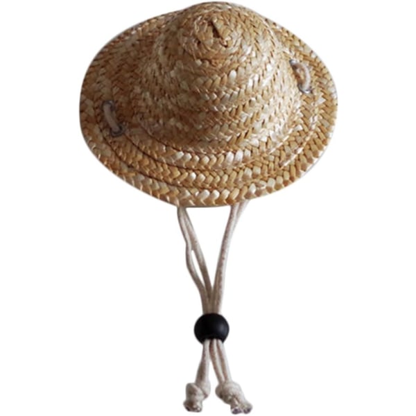 Ocean (Beige)Tilbehør Hat for Dogs, Travel Fancy stråhatter Su