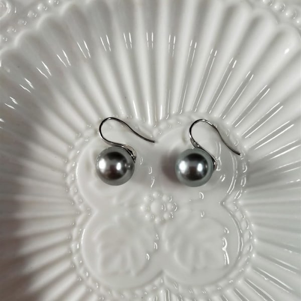 Vaimolle lahja Tahitian Black & Freshwater Cultured Pearl -korvakorut - Naisten lahjat - Hääpäivä syntymäpäivä vuosipäivä - Äiti hänelle äitienpäivä ystävänpäivä Chris