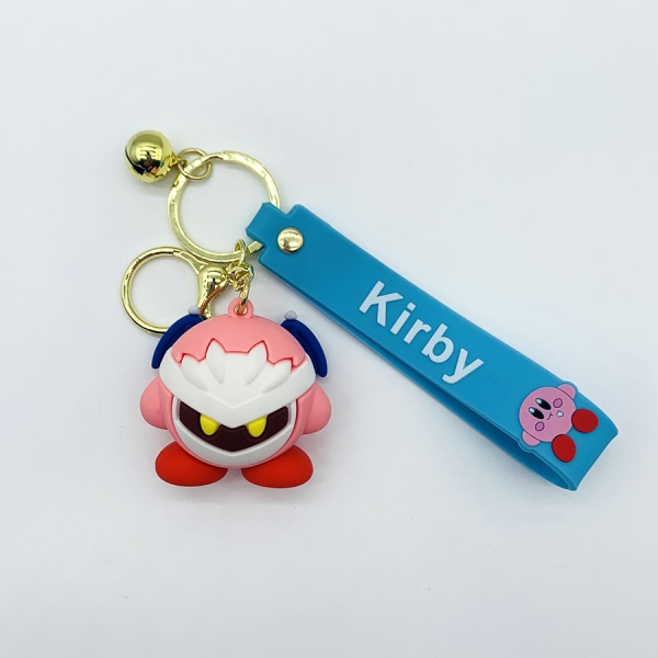 (Sett med 5) -Kirby Nøkkelring-Søt Tegneserie Nøkkelring-Kirby Nøkkelring-Cr