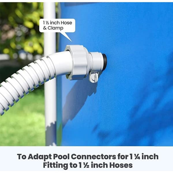 4-delt sæt til Intex Model 29061E B Intex Pool Slangeklemme Konverter