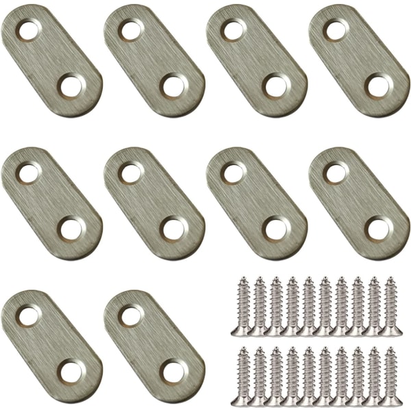 10 pieces assembly bracket 37 x 16 mm bracket Stainless steel rei