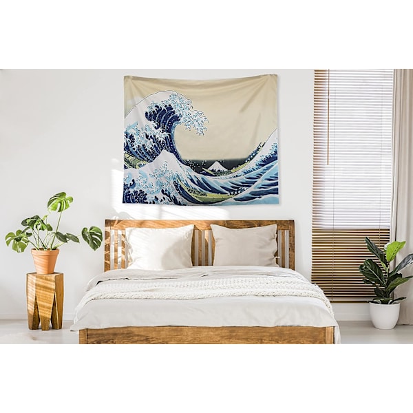 (130 x 150cm) Bølge Baggrundstapet Kanagawa Surf House Hængende