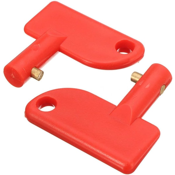 Batteri Afbryder Nøgler - 2 stk. Bilbatteri Afbryder Nøgler, Batteri Isolator Afbryder Nøgle, Automobil Batteri Afbryder Kill Switch, til Auto Bil Køretøjer