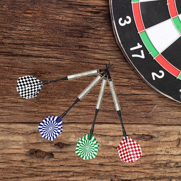 Plastikspids Dart, 12 stk Bløde Spids Dartsæt med 100 stk Spids Udskiftning