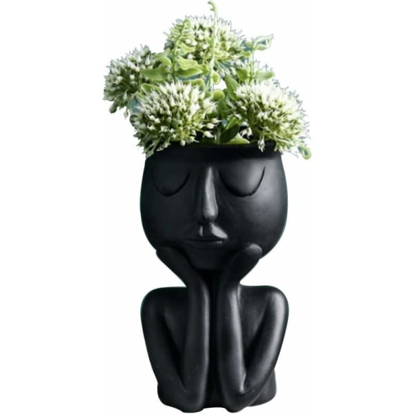 Creative Nordic Character Shape Vase Sort Vase Sukkulentplanter