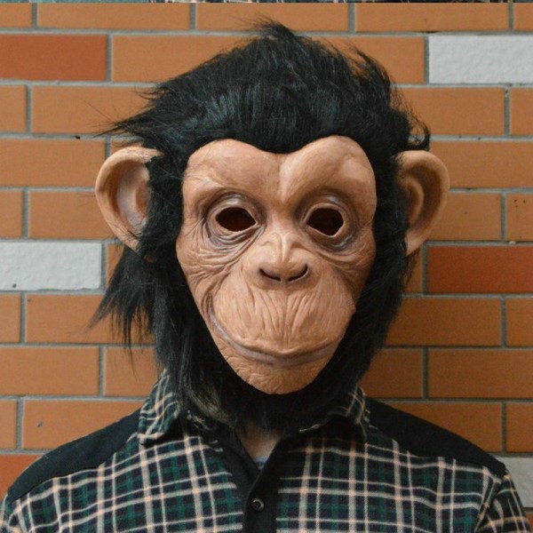 Sjimpansemaske, fullt ansikt