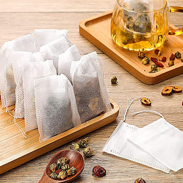 100 stk (9 × 10 cm) Teposer Engangs Teposer, Ikke-vevd Teposer