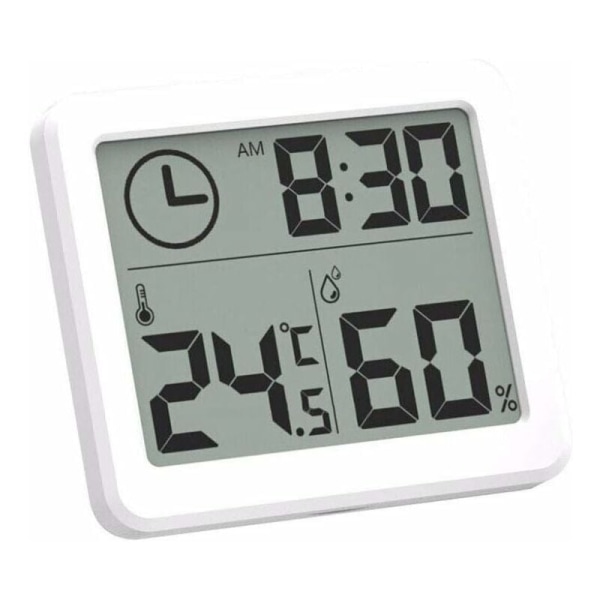 Inomhus Termometer Hygrometer Digital LCD C/F Tempera