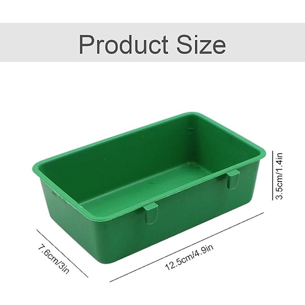 Grønn fuglebadbur Multi-purpose mater - Plastskål, hengende