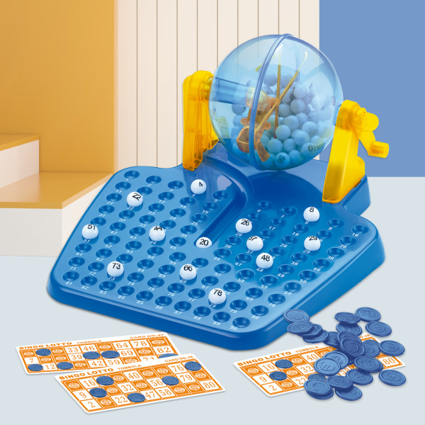 Manuel bordbingo / Brætspil for børn og voksne, bingo ga