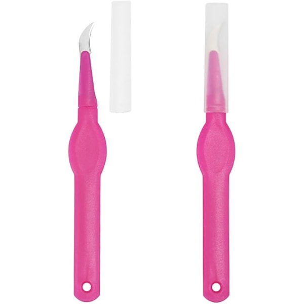 2 stk. Rosa Sprettekniv Ergonomisk Grep Tråd Stingfjerner Verktøy Søm Stingkutter Trådspretter Sytilbehør og -rekvisita for Håndverk Notio