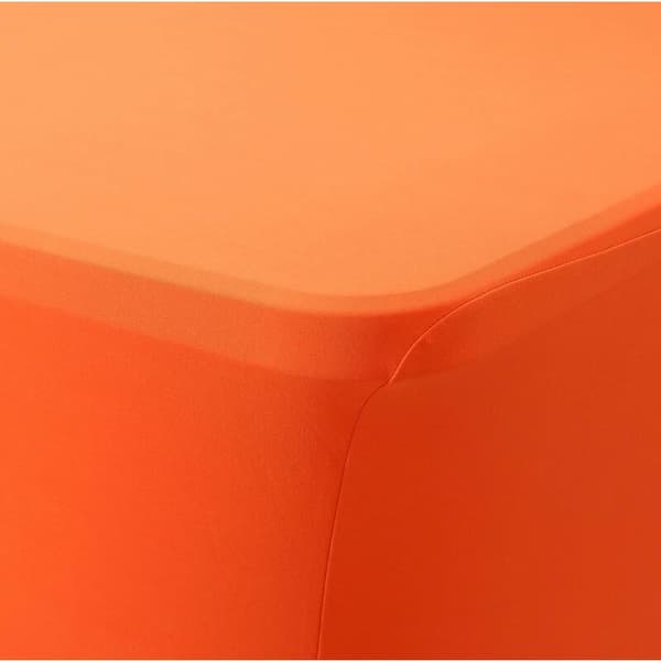 (Orange, 4ft (122x76x76 cm)) universell rektangulär duk för