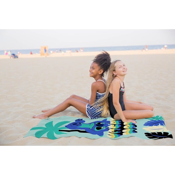 Måler 70 x 150 cm, Disney Lilo & Stitch Børne Bade Pool Strand Håndklæde - Super Blødt & Absorberende Håndklæde