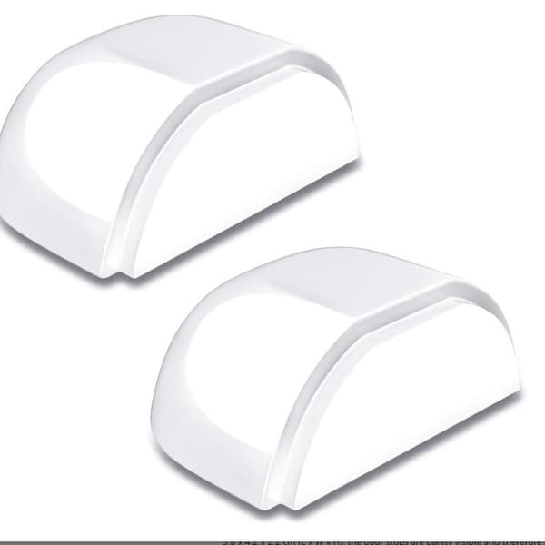 [4-pack] Transparenta dörrstopp, självhäftande golvstopp