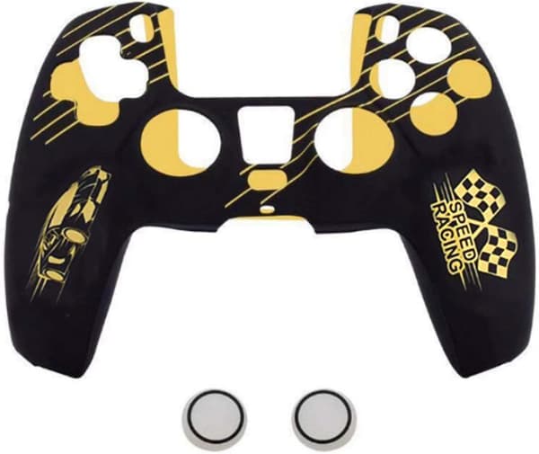 Gamepad Silikonfodral med 2 Hantelhattar för PS5-handkontroll, Nej