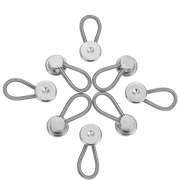 20 stk. metall krageforlengere halsknappforlenger elastiske forlengere for skjorte bukse jakke