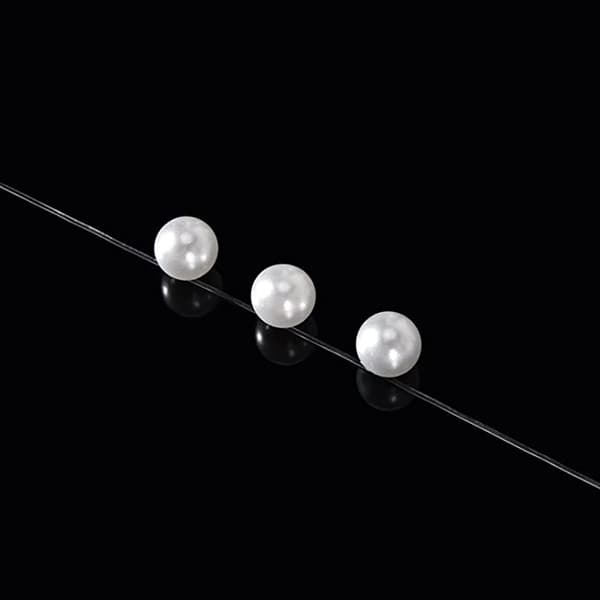 1mm och 30m transparent elastiskt pärltråd för smycken