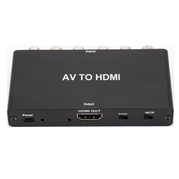 Scart til HDMI Konverter, RCA til HDMI Konverter, 3 i 1 HDMI Switcher