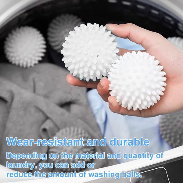 8 stk Genanvendelige tørretumblerbolde, Vaskemaskine Vaskebold,