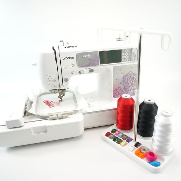 Lett trådholder – 3 spoleholder for hjemmebroderi