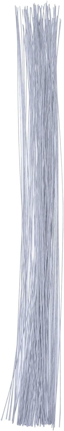 100 stycken 36 cm tråd/stav 0,4 mm vit specifikationstråd