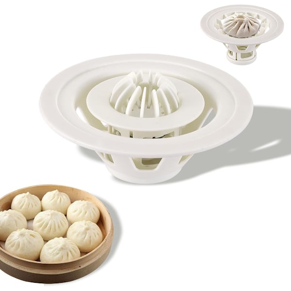 7.08'' Dumpling maker Form Bao Buns Kjøkkenutstyr Plast Enkel å bruke Rengjøre