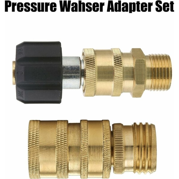 8 stk. Trykvaske Adapter Sæt M22 Roterende 3/8 Hurtigkobling,