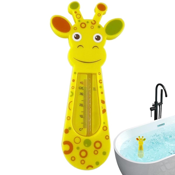 Giraff Badtermometer, Säkerhetsbadtermometer för Bebisar, Badtermometer för Bebisar, Vattentemperatur för Bebisbad och Simning