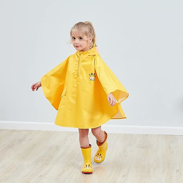Ocean Fawn Gul Unisex Spædbarn Regnjakke Let Batwing