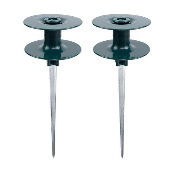 Ocean 2-pakks Slangeguidepigger, ABS Sink-legering Vann Slangeguidehjul