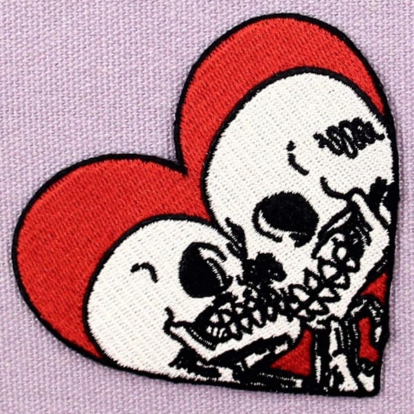 5 stk The True Love Till Death Patch Broderte Applikasjoner Stryk På Sy På Emblem