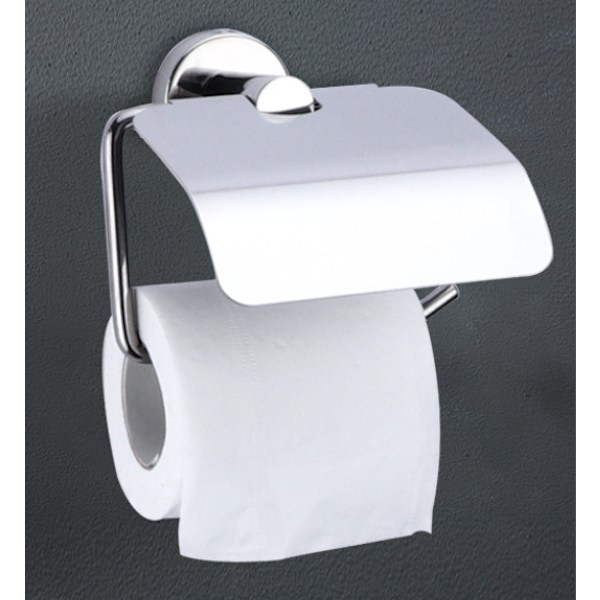 Krom veggmontert toalettpapirholder