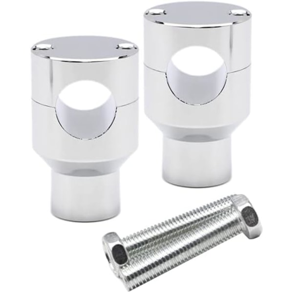1 par CNC-handtagsklämmor i silver, styrehöjare, aj