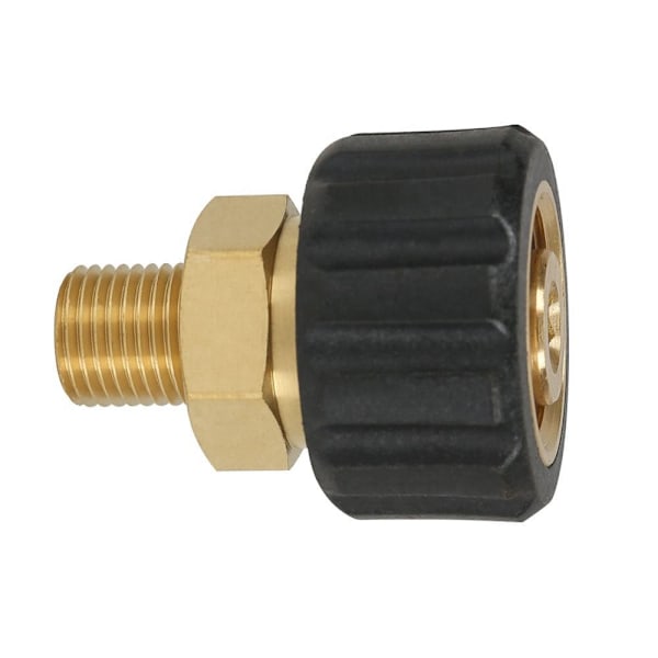 T&F Painepesurin sovitin M22 - M22 / 3/8\" / 1/4\" pikaliitäntä suihkupistoolille