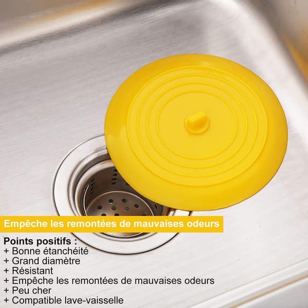 4-pack Sugkopps Badpropp, Silikon Sugkoppspropp, 15 cm U