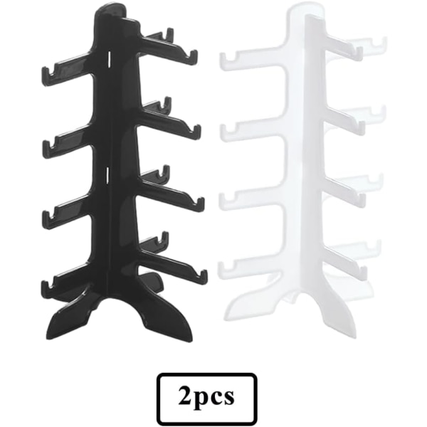 2 Briller Holder Briller Holder (Sort, Hvid) Plastik Solbriller